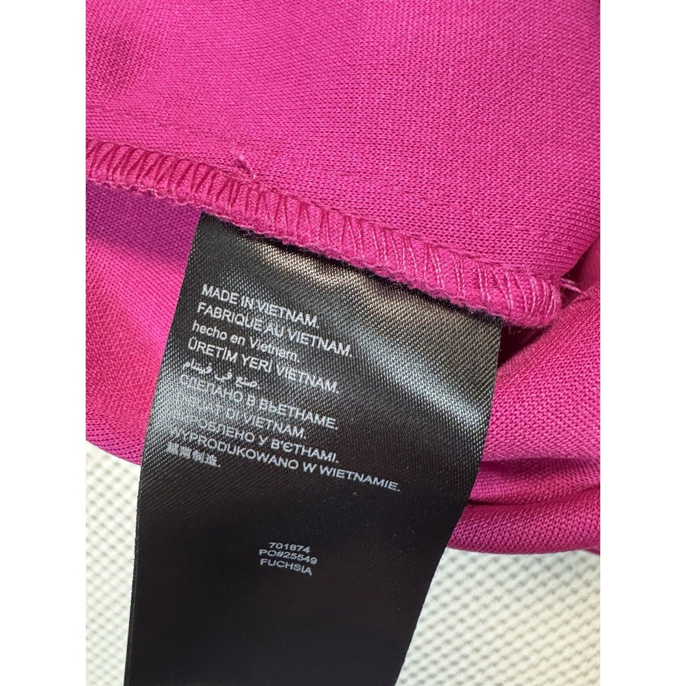 Bebe Pink Jumpsuit Womens Medium Wide Leg Spaghetti Strap Fuchsia NWT Read - Picture 16 of 16